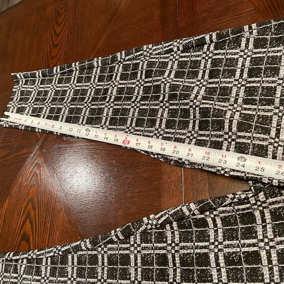 Maze Collection Pull-on Slim Fit Pants, Black and White, Size 3X - Picture 11 of 11
